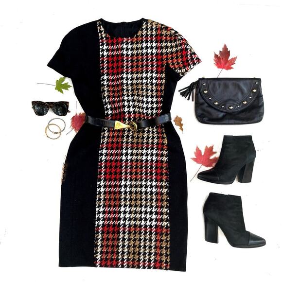 Tory Burch Black Suede Leather Cap-Toe Booties | Parisian Street Style Fall Edit - Picture 3 of 16